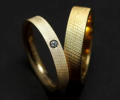 ALIANZAS MATRIMONIO ORO 18 KILATES
