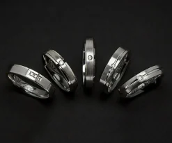 ALIANZAS MATRIMONIO ORO BLANCO 18 KTES