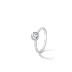 ANILLO ORO 18 KILATES CON DIAMANTES