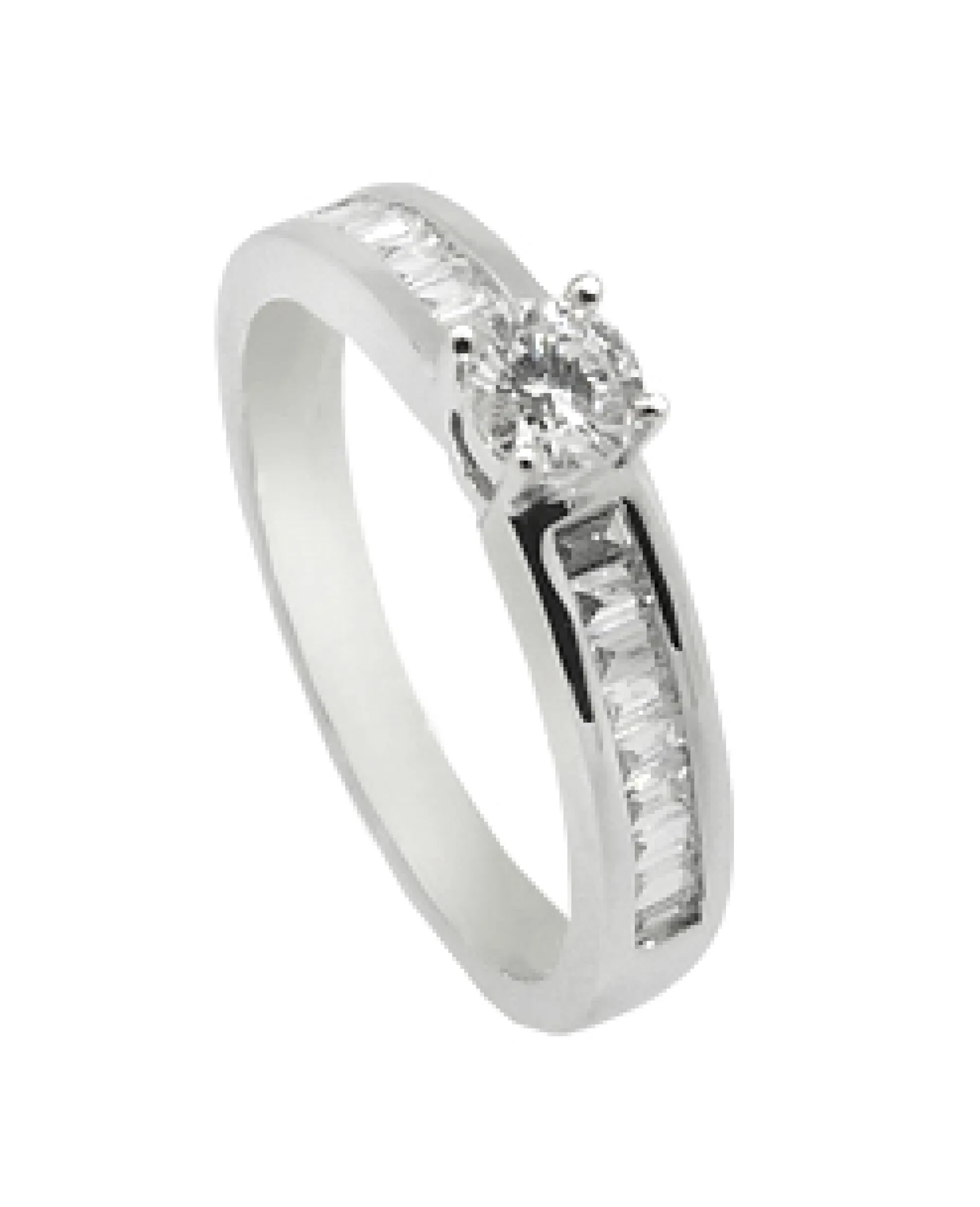 ANILLO ORO 18 KILATES CON DIAMANTES