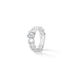 ANILLO ORO 18 KILATES CON DIAMANTES