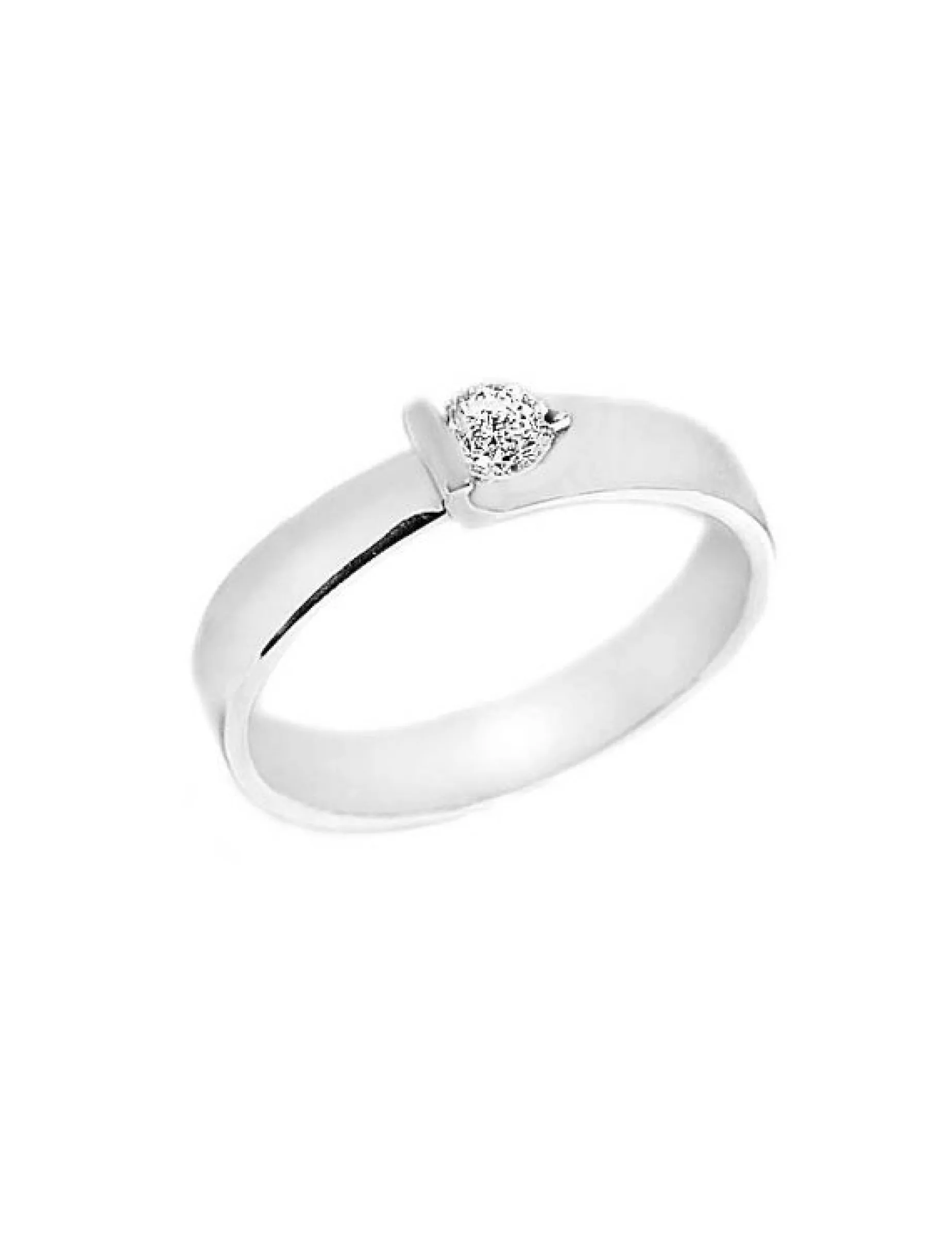 ANILLO ORO 18 KILATES CON DIAMANTE