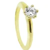 ANILLO ORO 18 KILATES CON DIAMANTE