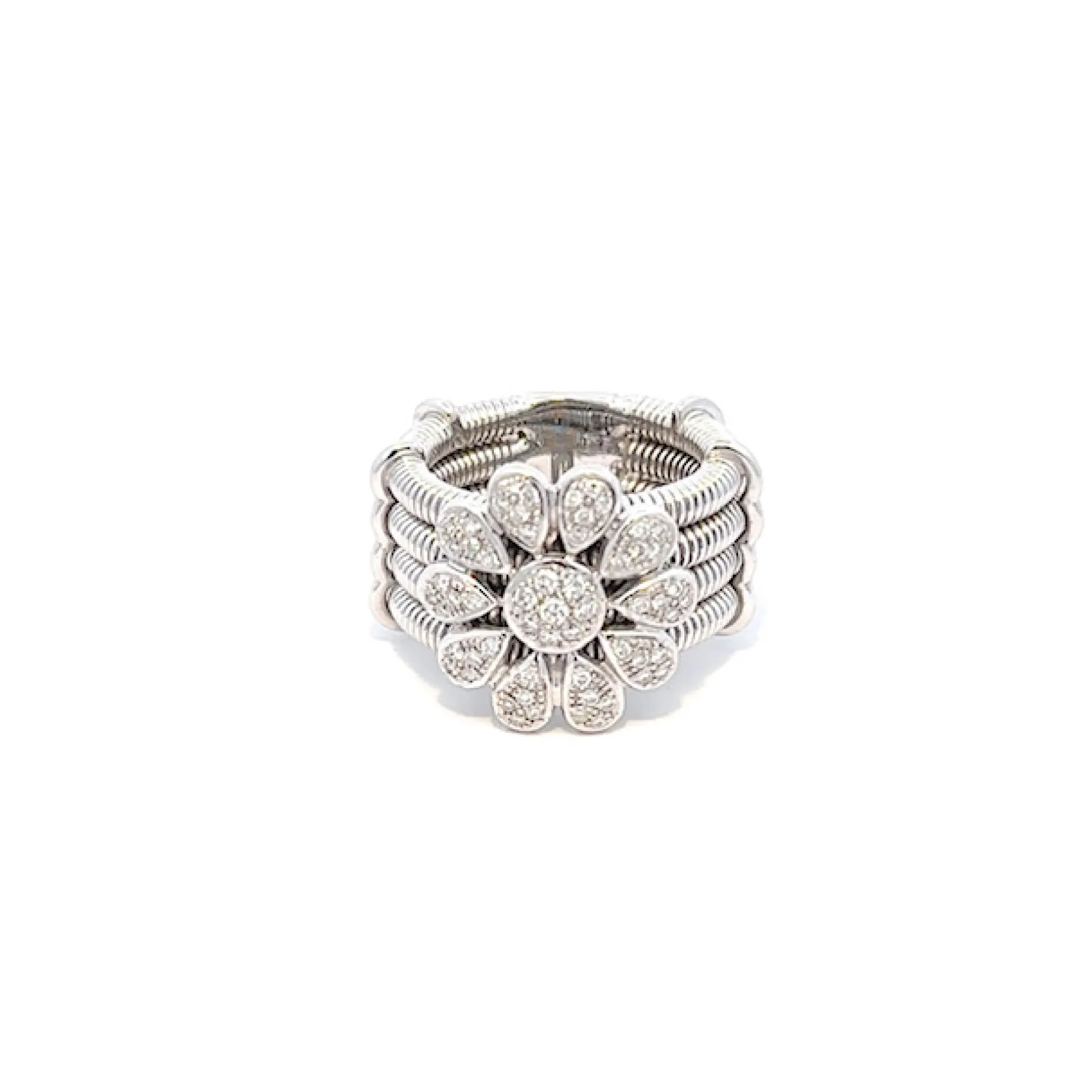ANILLO ORO BLANCO 18 KILATES