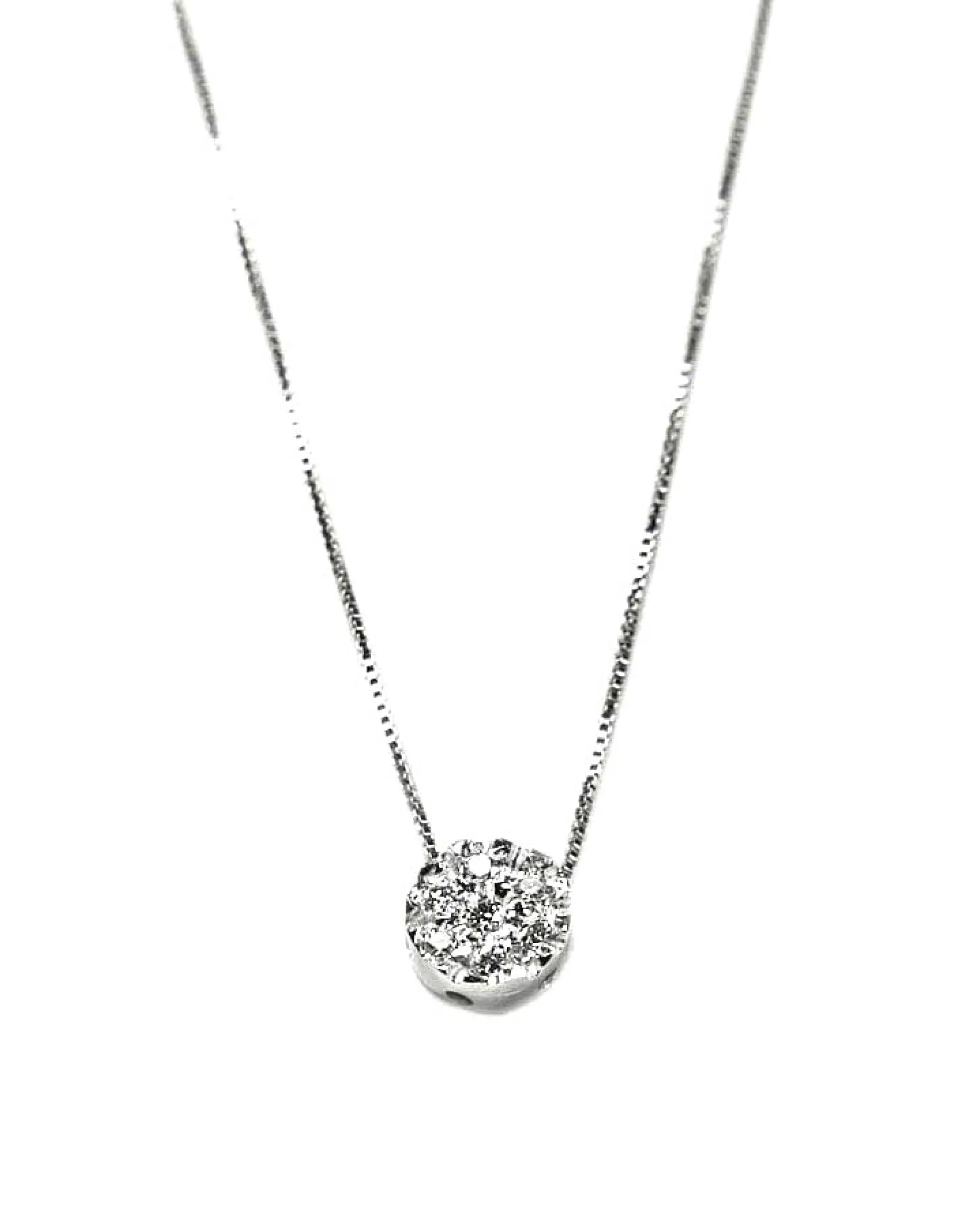 CADENA Y COLGANTE ORO 18 KILATES CON DIAMANTES