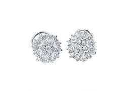 PENDIENTES ORO 18 KILATES CON DIAMANTES