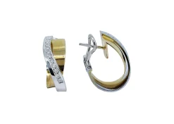 PENDIENTES ORO 18 KILATES CON DIAMANTES