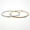PULSERA DOBLE ORO 18 KILATES BICOLOR CON DIAMANTES