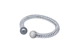 PULSERA ORO 18 KILATES CON DIAMANTES Y PERLAS TAHITI