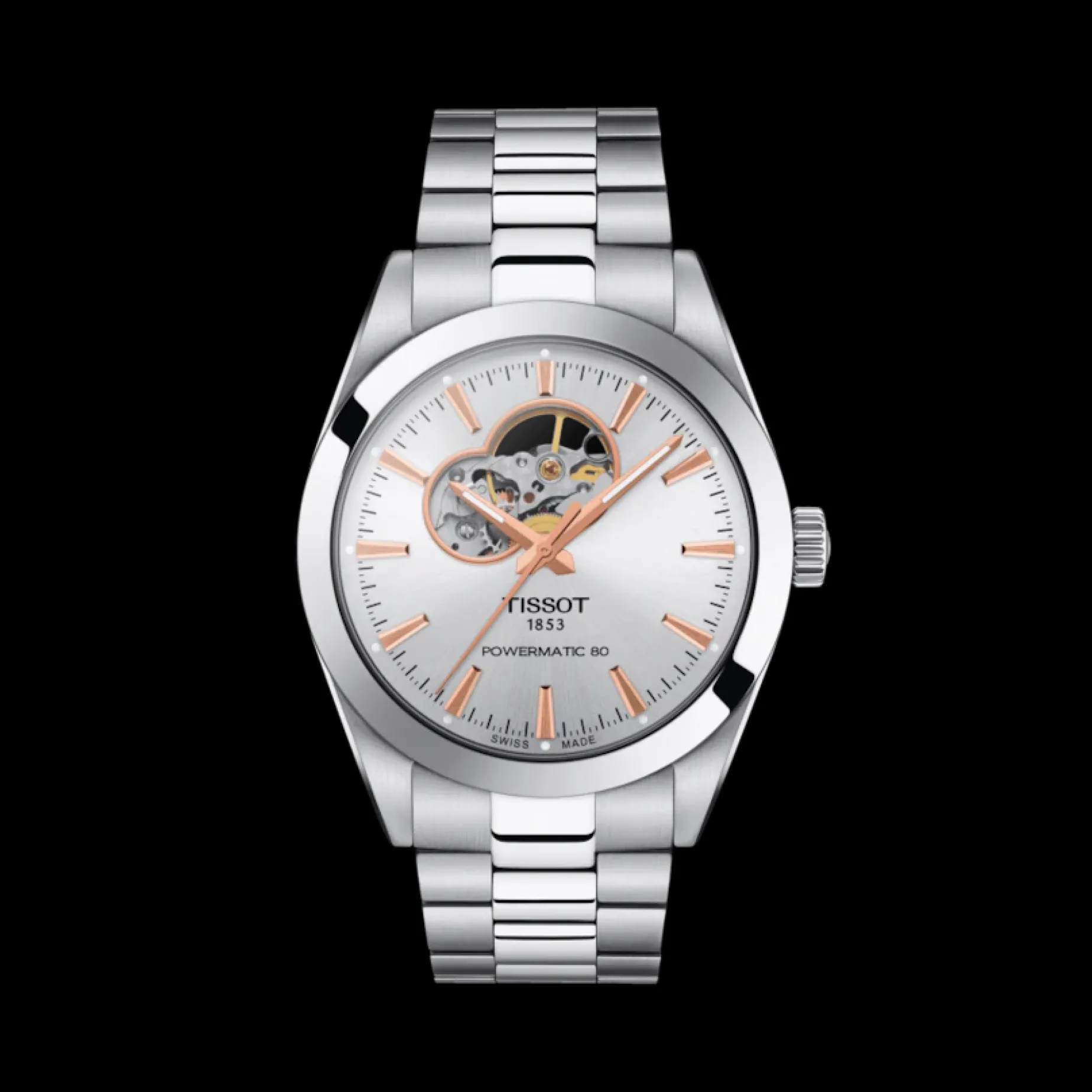 TISSOT GENTLEMAN POWERMATIC 80 OPEN HEART