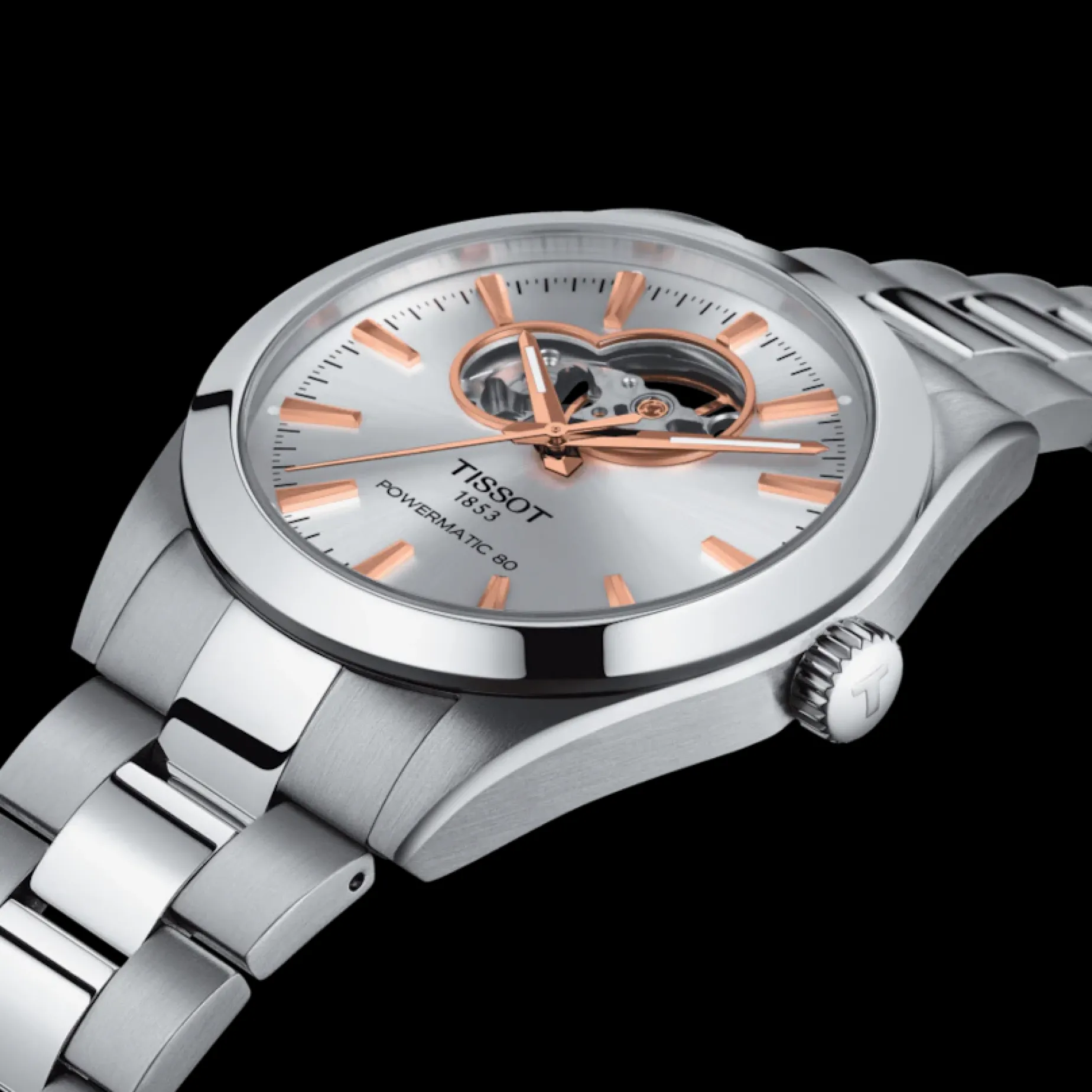 TISSOT GENTLEMAN POWERMATIC 80 OPEN HEART